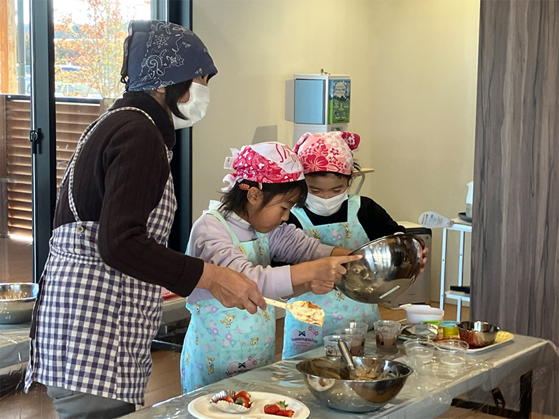 「親子で作ろう！バレンタインミルククッキング」 会場風景.2