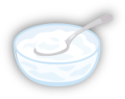 ヨーグルトは牛乳の栄養に加え、乳酸菌の働きによる効果も期待できます。