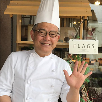 FLAGSオーナーパティシエ 田中文博 氏