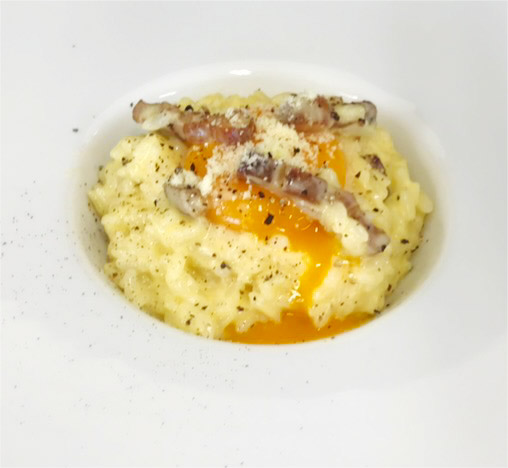 カルボナーラリゾット