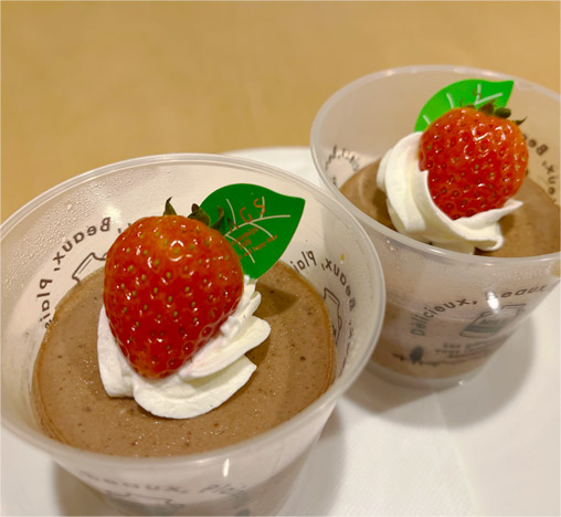 チョコチーズプリン