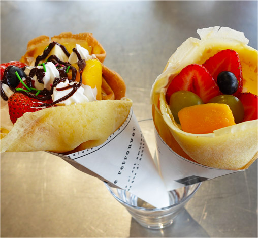 クレープ＆カスタードクリーム